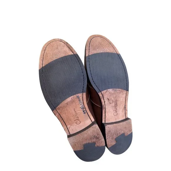 Cole Haan Mens Brown Leather Slip-On Loafers Size 10D SKU 8215 - Picture 7 of 11